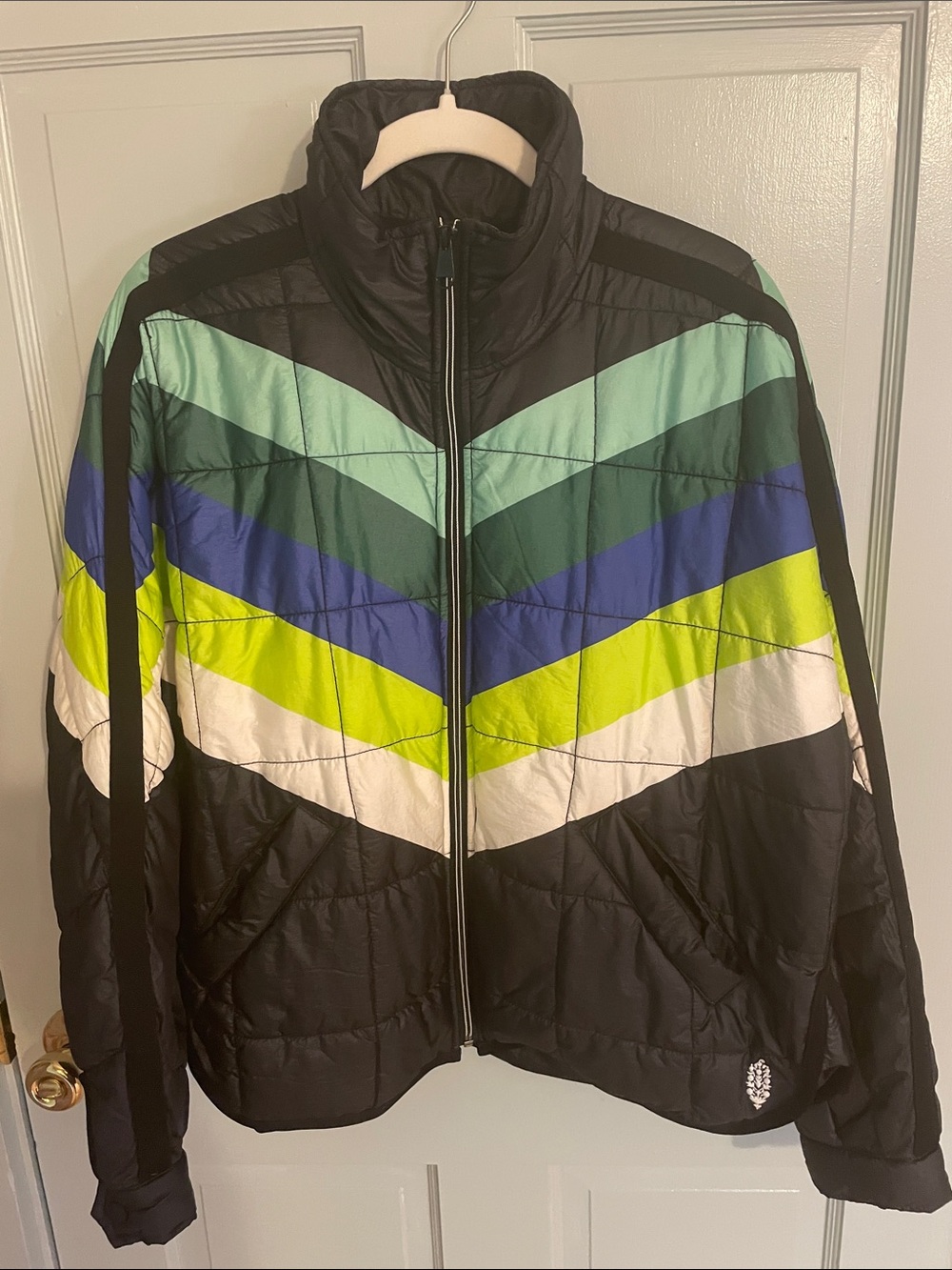 Free People Pippa Packable Shine Puffer Small Like New